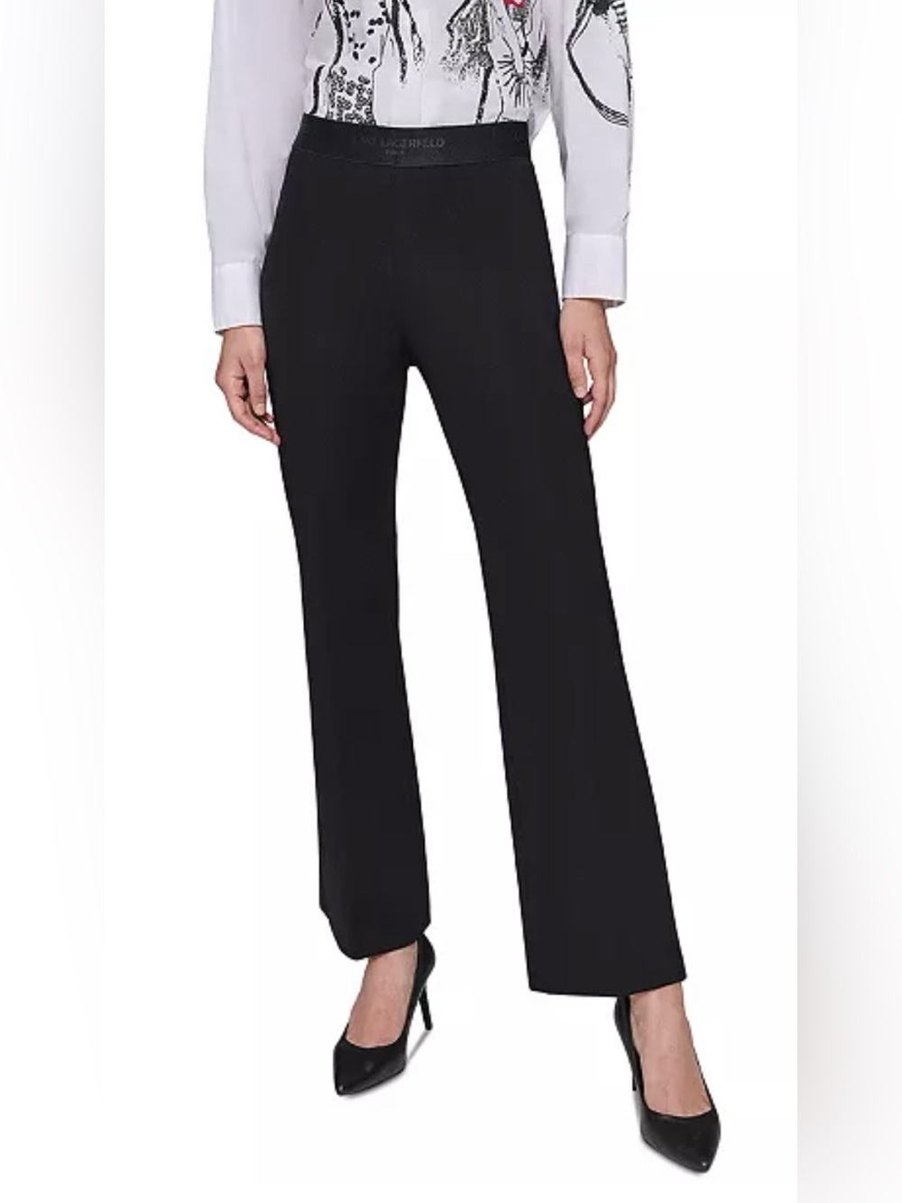 KARL LAGERFELD PARIS
Women's Pull-On Boot-Cut Pants